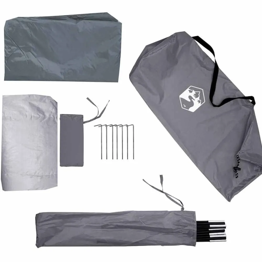 vidaXL Tienda de campaña iglú para 1 persona impermeable Naranja Clearance