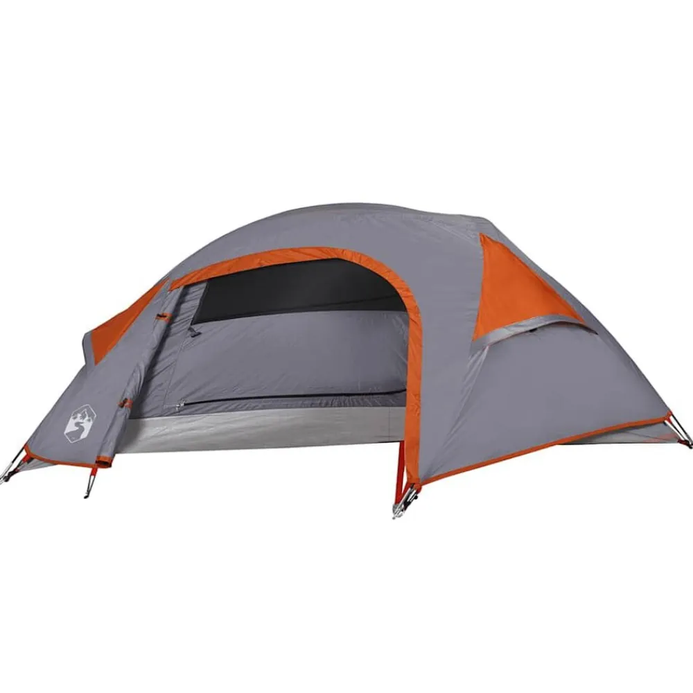 vidaXL Tienda de campaña iglú para 1 persona impermeable Naranja Clearance