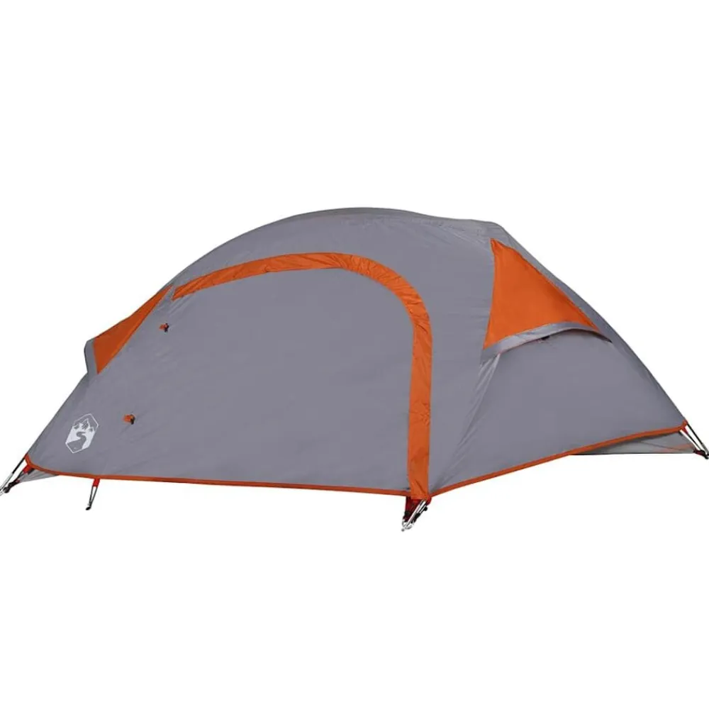 vidaXL Tienda de campaña iglú para 1 persona impermeable Naranja Clearance