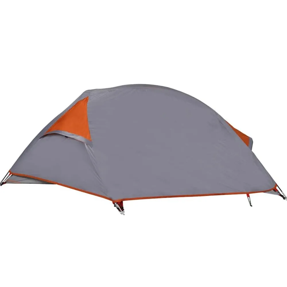 vidaXL Tienda de campaña iglú para 1 persona impermeable Naranja Clearance