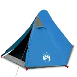 vidaXL Tienda de campaña iglú para 2 personas impermeable Azul New