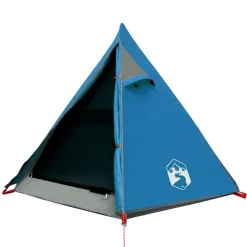 vidaXL Tienda de campaña iglú para 2 personas impermeable Azul New