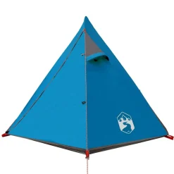 vidaXL Tienda de campaña iglú para 2 personas impermeable Azul New