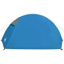 vidaXL Tienda de campaña iglú para 2 personas impermeable Azul New