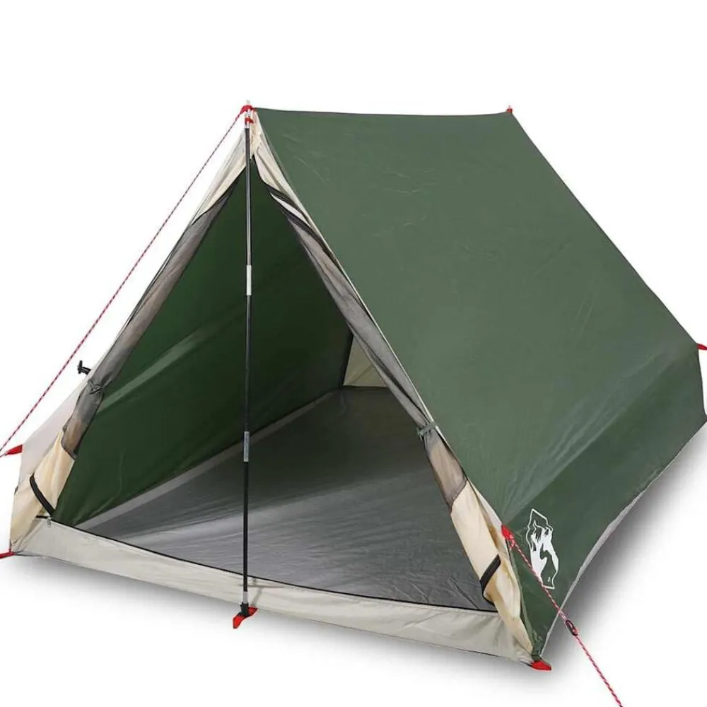 vidaXL Actividades Al Aire Libre-Tienda de campaña marco en A para 2 personas impermeable