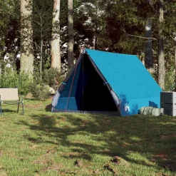 vidaXL Actividades Al Aire Libre-Tienda de campaña marco en A para 2 personas impermeable