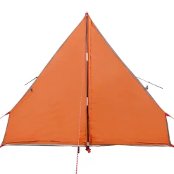 vidaXL Actividades Al Aire Libre-Tienda de campaña marco en A para 2 personas impermeable gris