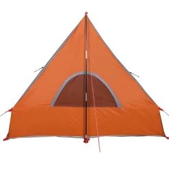 vidaXL Actividades Al Aire Libre-Tienda de campaña marco en A para 2 personas impermeable gris