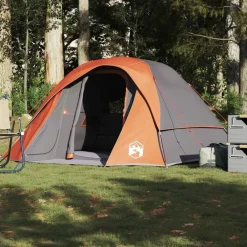 vidaXL Actividades Al Aire Libre-Tienda de campaña para 4 personas impermeable