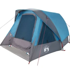 vidaXL Actividades Al Aire Libre-Tienda de campaña para 4 personas impermeable