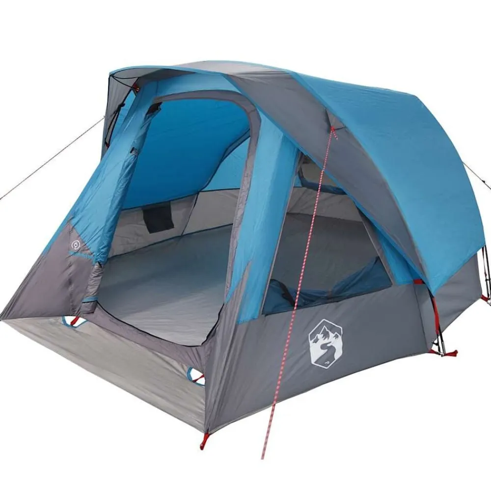 vidaXL Actividades Al Aire Libre-Tienda de campaña para 4 personas impermeable