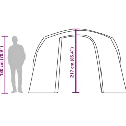 vidaXL Actividades Al Aire Libre-Tienda de campaña para coche impermeable