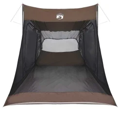 vidaXL Tienda de campaña para coche para 2 personas impermeable marrón Marr&oacute;n Clearance
