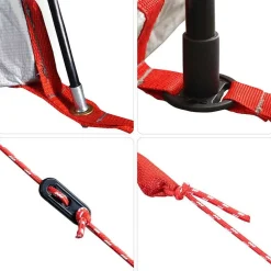 vidaXL Tienda de campaña para 2 personas impermeable Verde Clearance