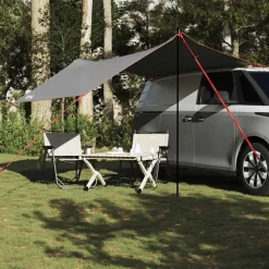 vidaXL Tienda de campaña para coche impermeable Gris y naranja Online