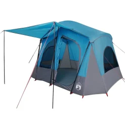 vidaXL Tienda de campaña para 5 personas impermeable Azul