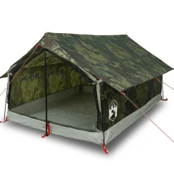 vidaXL Tienda de campaña para 2 personas impermeable Camuflaje Best