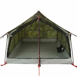 vidaXL Tienda de campaña para 2 personas impermeable Camuflaje Best