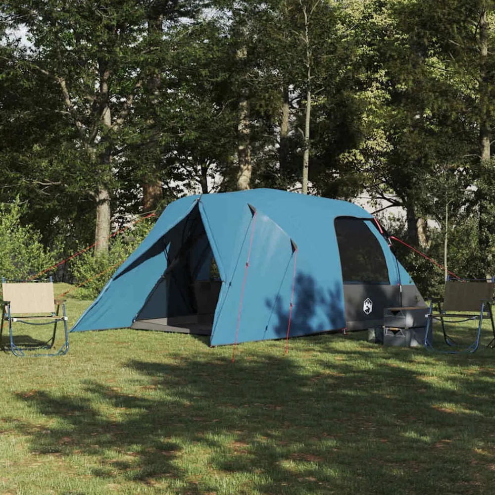 vidaXL Actividades Al Aire Libre-Tienda de campaña para 4 personas 455 x 252 x 178 cm