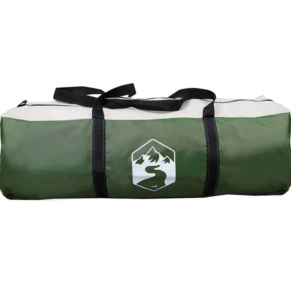 vidaXL Tienda de campaña para 4 personas 505 x 450 x 248 cm Verde Outlet