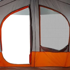 vidaXL Tienda de campaña para 5 personas impermeable Gris y naranja Clearance