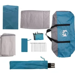 vidaXL Actividades Al Aire Libre-Tienda de campaña para 8 personas impermeable