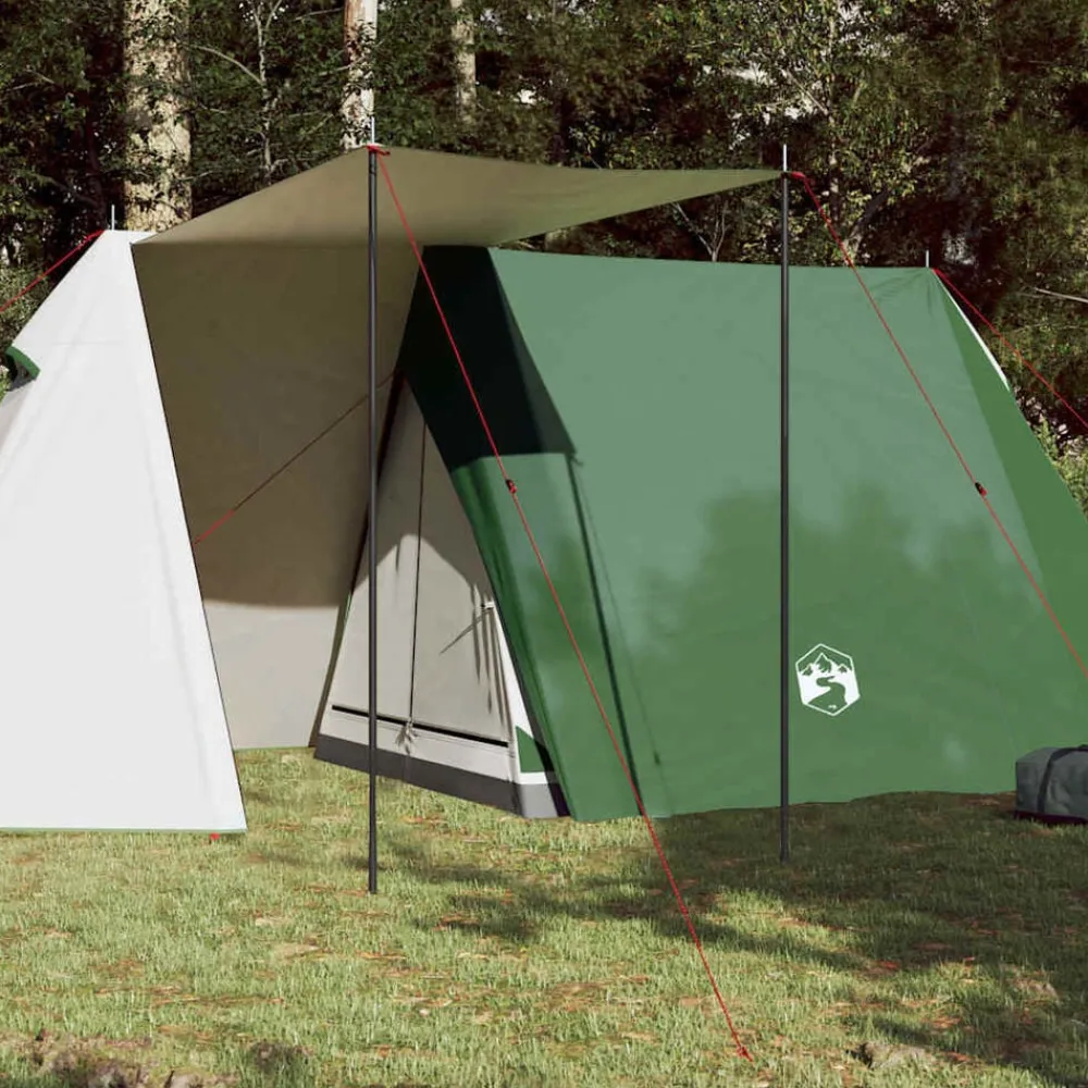 vidaXL Tienda de campaña para 3 personas impermeable Verde