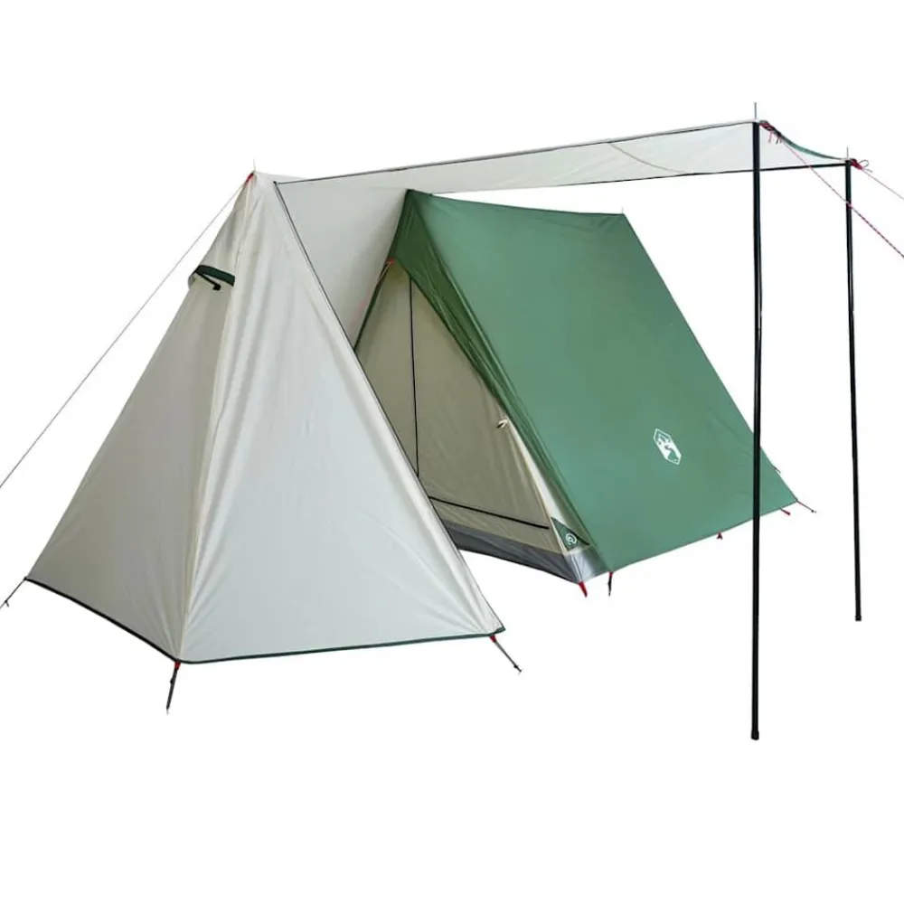 vidaXL Tienda de campaña para 3 personas impermeable Verde