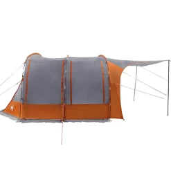 vidaXL Tienda de campaña para coche impermeable Gris y naranja Clearance