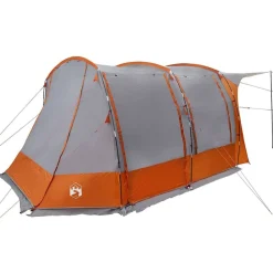 vidaXL Tienda de campaña para coche impermeable Gris y naranja Clearance