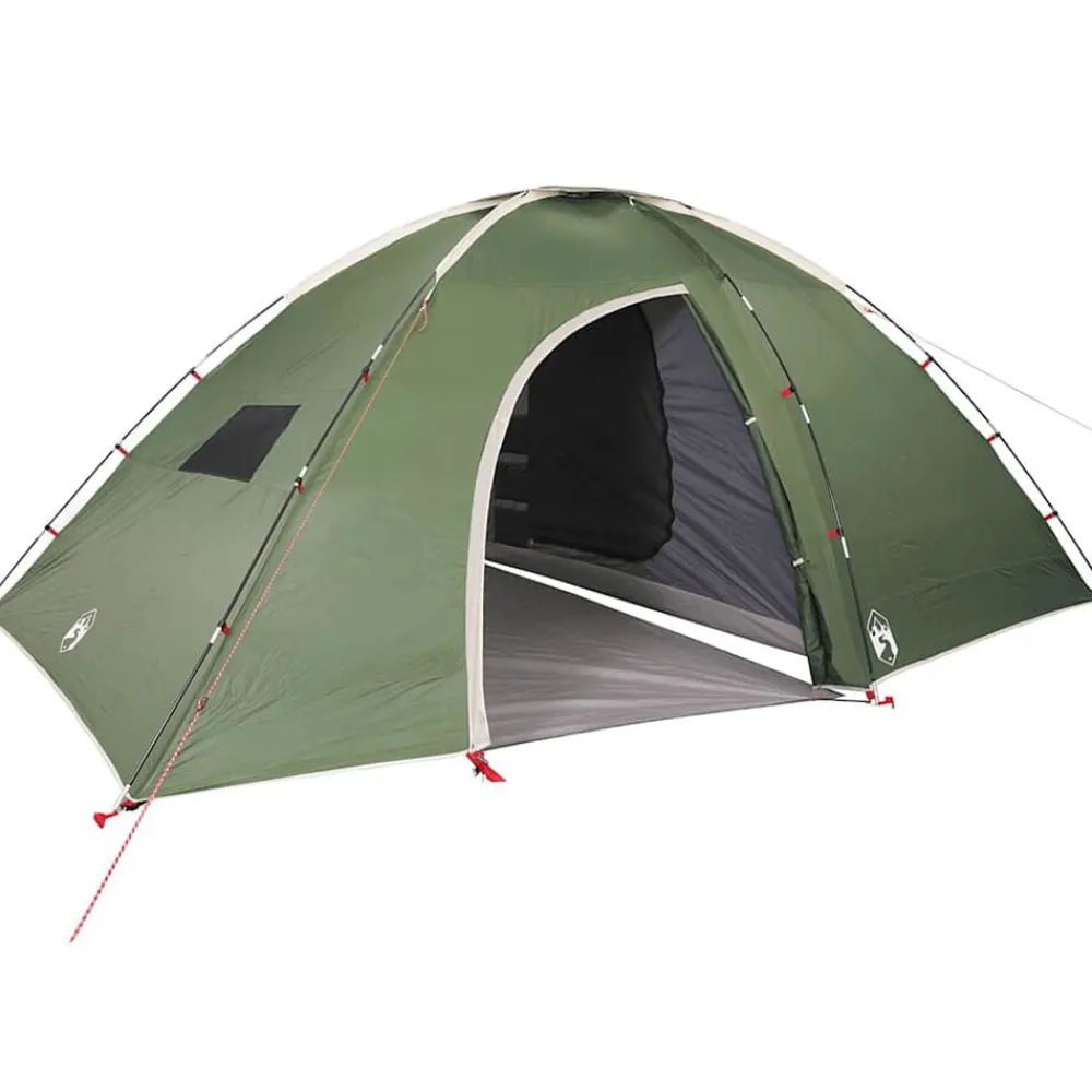 vidaXL Tienda de campaña para 8 personas impermeable Verde Clearance