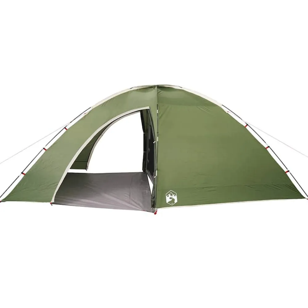 vidaXL Tienda de campaña para 8 personas impermeable Verde Clearance