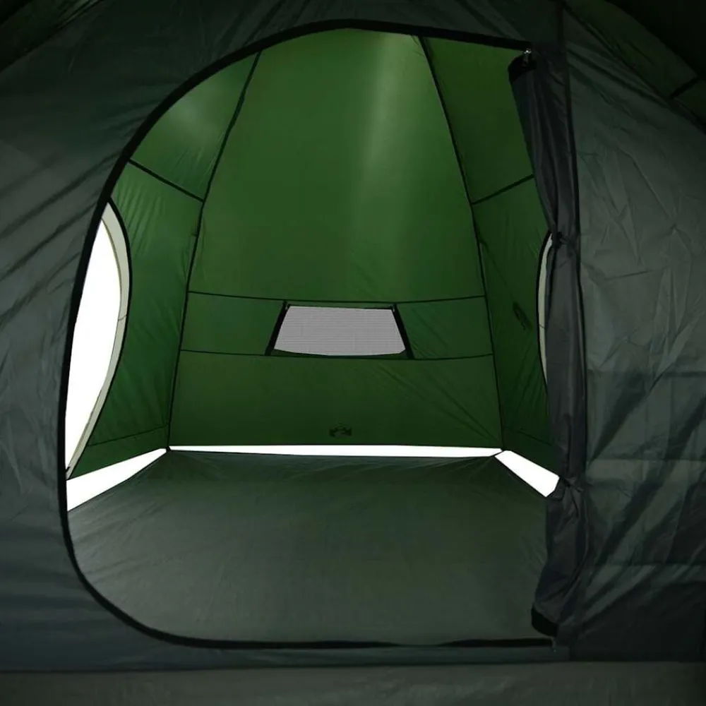 vidaXL Tienda de campaña para 8 personas impermeable Verde Clearance
