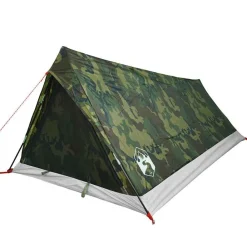 vidaXL Tienda de campaña para 2 personas impermeable Camuflaje