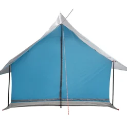 vidaXL Tienda de campaña para 5 personas impermeable Azul Discount