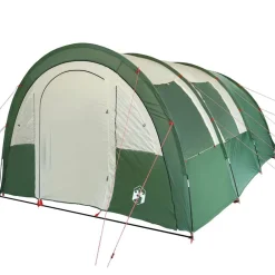 vidaXL Tienda de campaña túnel para 4 personas impermeable Verde Best