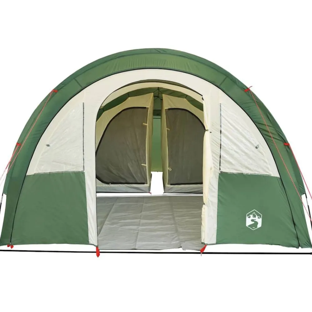 vidaXL Tienda de campaña túnel para 4 personas impermeable Verde Best