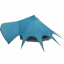 vidaXL Actividades Al Aire Libre-Tienda de campaña tipo teepee para 3 personas y gris