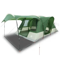 vidaXL Tienda de campaña túnel para 5 personas impermeable Verde Clearance