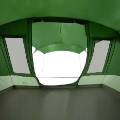 vidaXL Tienda de campaña túnel para 5 personas impermeable Verde Clearance