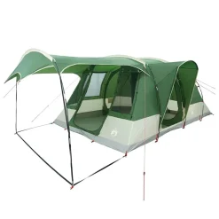 vidaXL Tienda de campaña túnel para 5 personas impermeable Verde Clearance