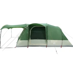 vidaXL Tienda de campaña túnel para 5 personas impermeable Verde Clearance