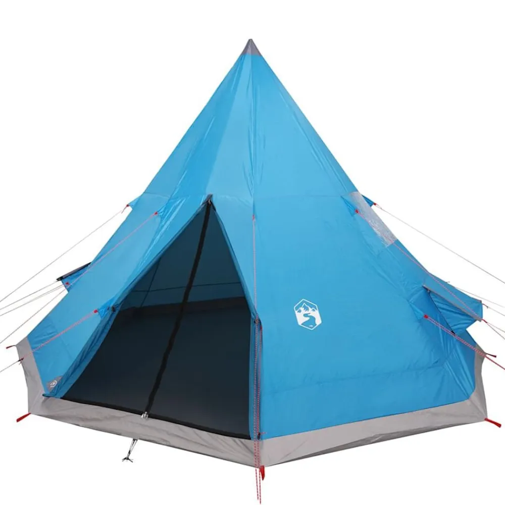 vidaXL Actividades Al Aire Libre-Tienda de campaña tipi para 4 personas impermeable