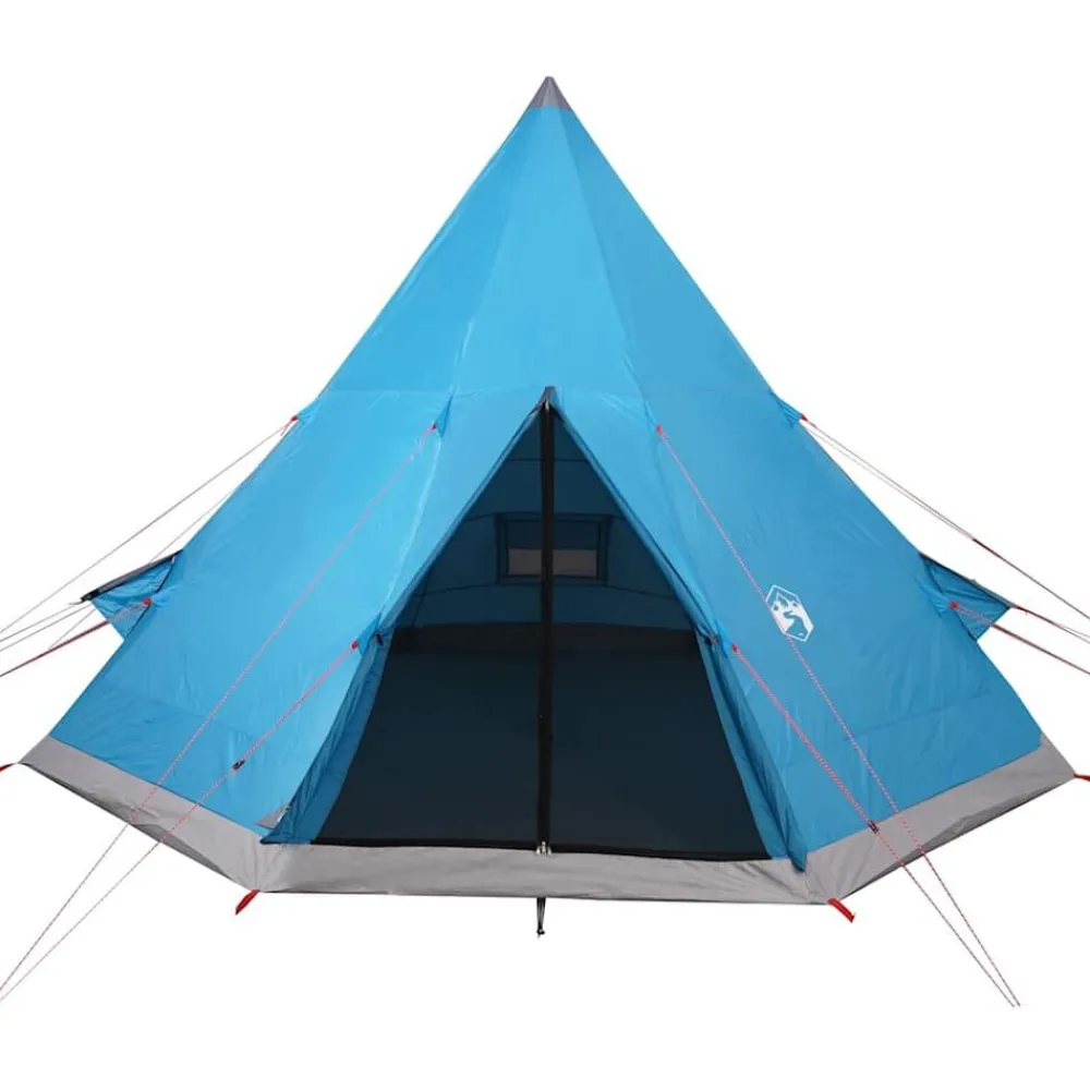 vidaXL Actividades Al Aire Libre-Tienda de campaña tipi para 4 personas impermeable