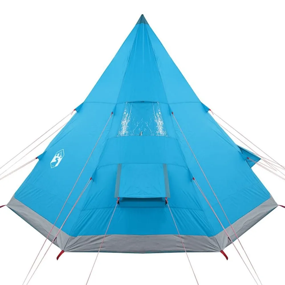 vidaXL Actividades Al Aire Libre-Tienda de campaña tipi para 4 personas impermeable