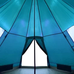 vidaXL Actividades Al Aire Libre-Tienda de campaña tipi para 4 personas impermeable