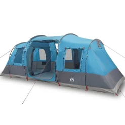 vidaXL Tienda de campaña túnel para 4 personas impermeable Azul Clearance