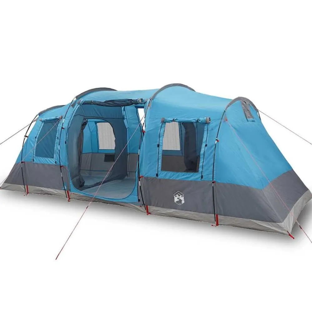 vidaXL Tienda de campaña túnel para 4 personas impermeable Azul Clearance