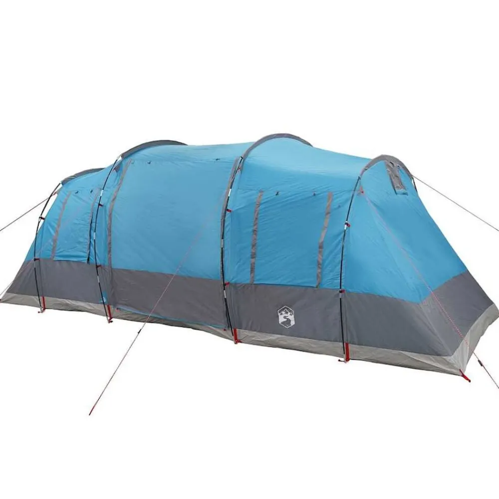 vidaXL Tienda de campaña túnel para 4 personas impermeable Azul Clearance