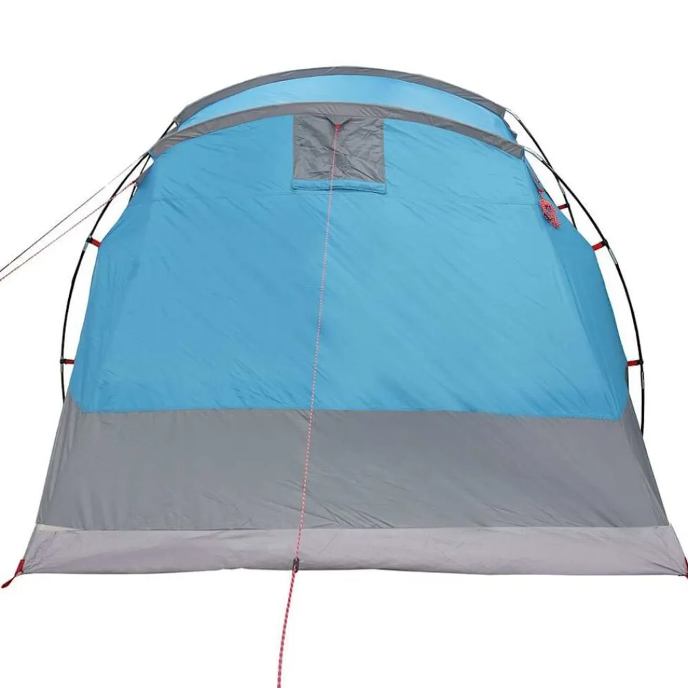 vidaXL Tienda de campaña túnel para 4 personas impermeable Azul Clearance
